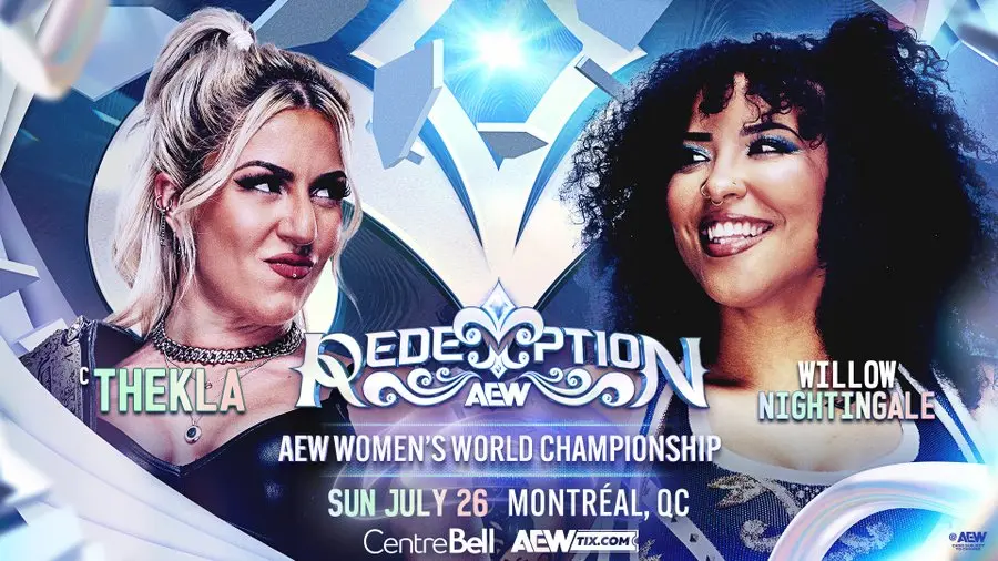 Thekla (c) defenderá su Campeonato Mundial Femenino AEW ante Willow Nightingale | AEW