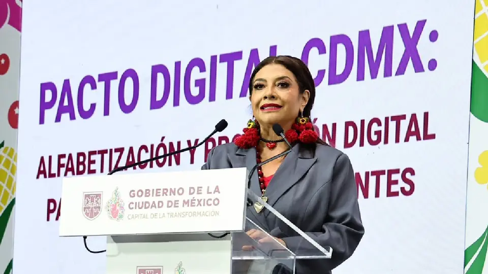 Clara Brugada impulsa Pacto Digital CDMX; regulación de tecnologías y redes sociales