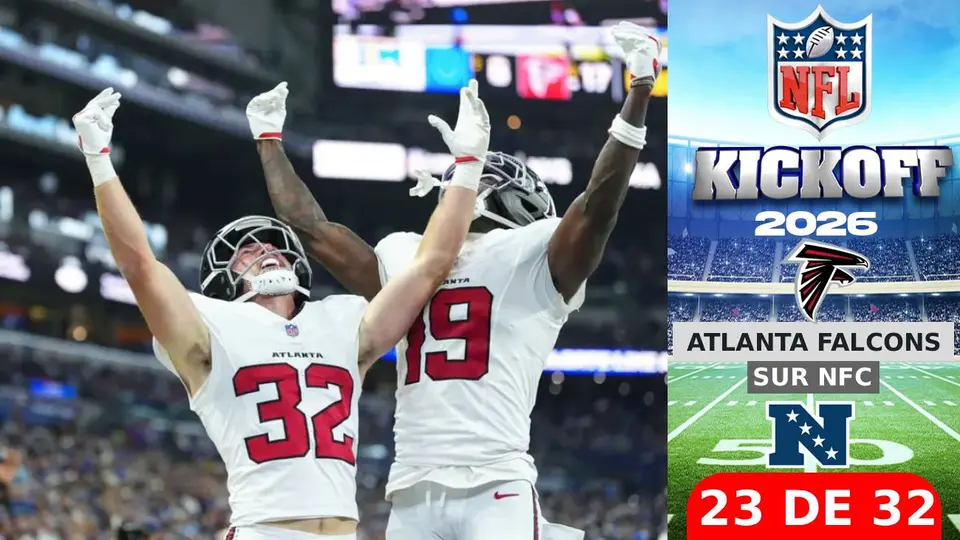 Todo lo que debes saber sobre los Atlanta Falcons rumbo al Kickoff 2026 de la NFL