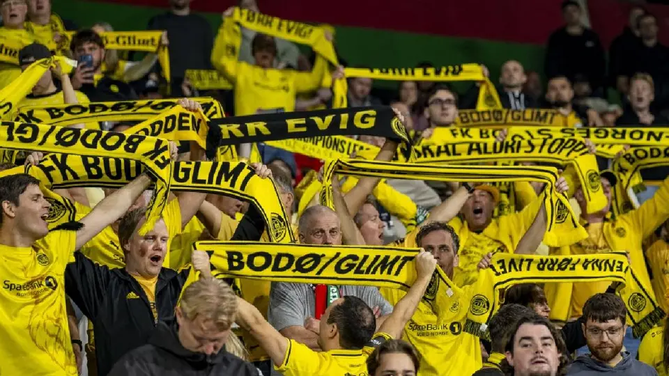 Aficionados del Bodo Glimt  en la clasificatoria a la Champions Leagues | AFP
