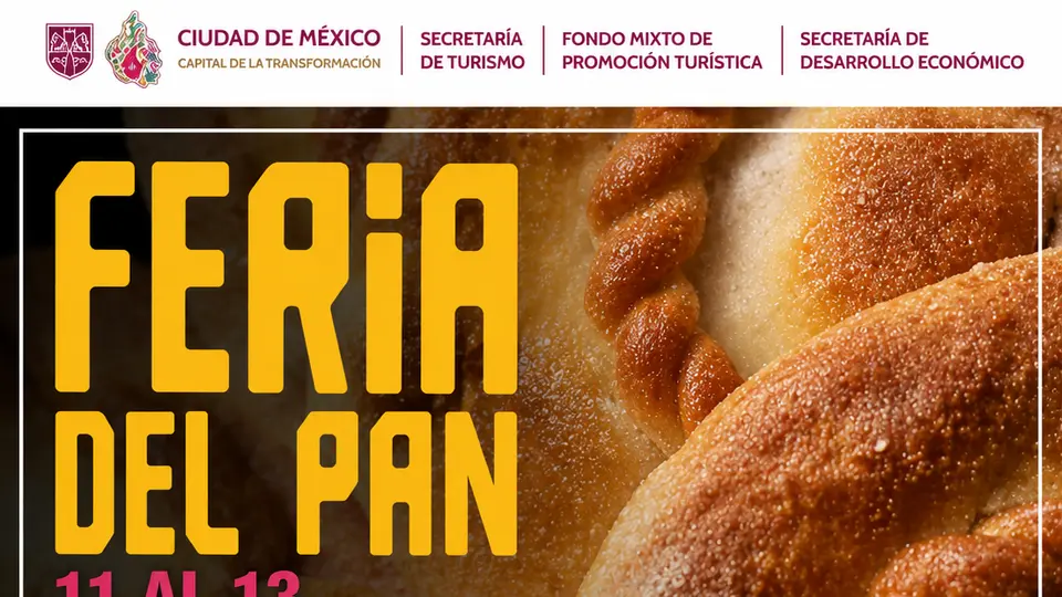 El primer Festival del Pan Dulce Mexicano llegará a la CDMX del 11 al 13 de septiembre de 2026./@cdmx
