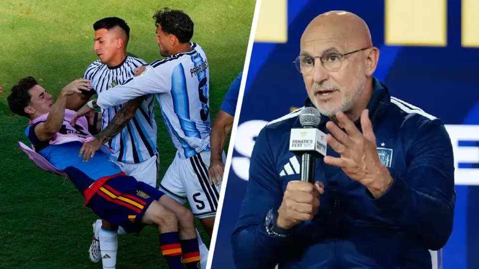 Luis de la Fuente arremete contra Argentina por pelea en la Final del Mundial: "Fuimos victimas"