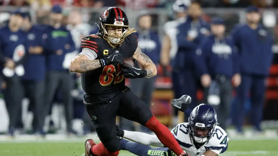 George Kittle, una de las armas ofensivas | AFP