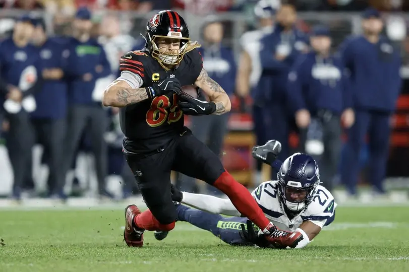 George Kittle, una de las armas ofensivas | AFP