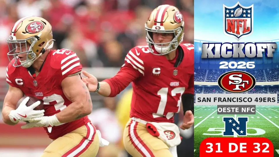 Todo lo que debes saber sobre los San Francisco 49ers rumbo al Kickoff 2026 de la NFL