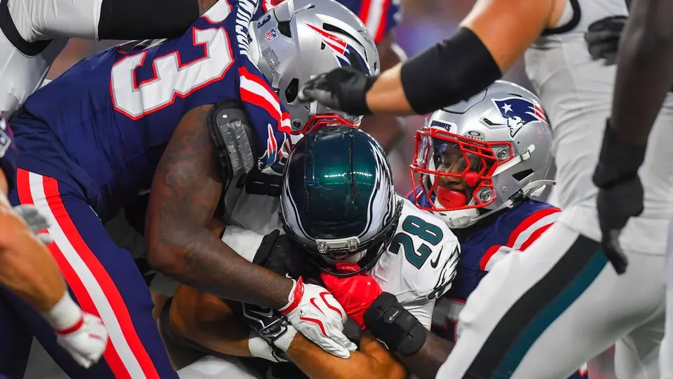 Partido de pretemporada entre los New England Patriots y los Philadelphia Eagles | AP