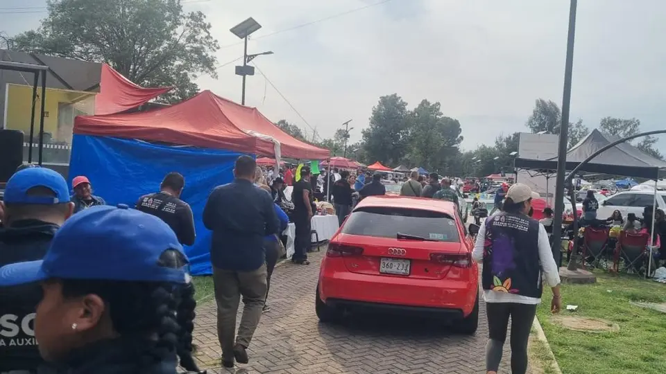 Elementos de la SSC acompañaron al personal ambiental durante el recorrido por las instalaciones./ SSC