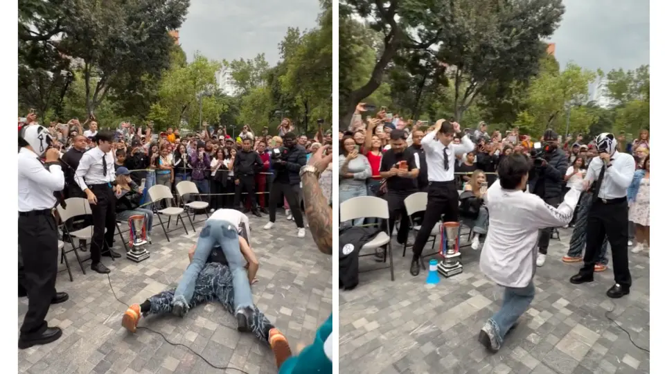 Kunno sorprendió durante el Torneo de Farmeo de Aura en la Alameda Central de la CDMX / Especial