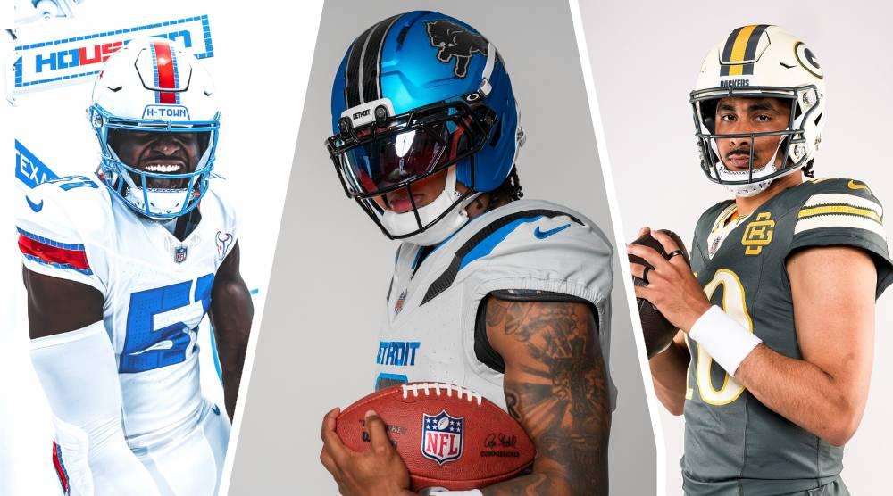 NFL y Nike estrenan ocho nuevos uniformes de la línea Rivalries que encenderán el AFC Sur y NFC Norte