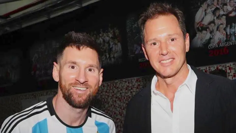 Jorge Brito con Leo Messi | IG: @jorgebrito_ok