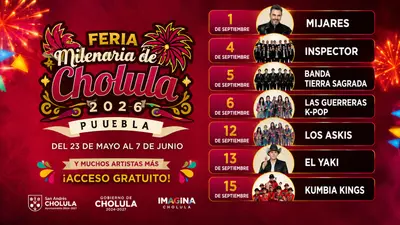 Mijares, Kumbia Kings e Inspector GRATIS: la feria que nadie querrá perderse en septiembre