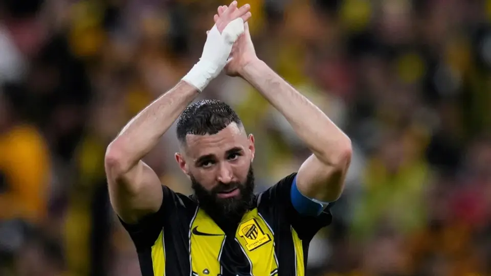 Karim Benzema como jugador de Al Hilal | AP