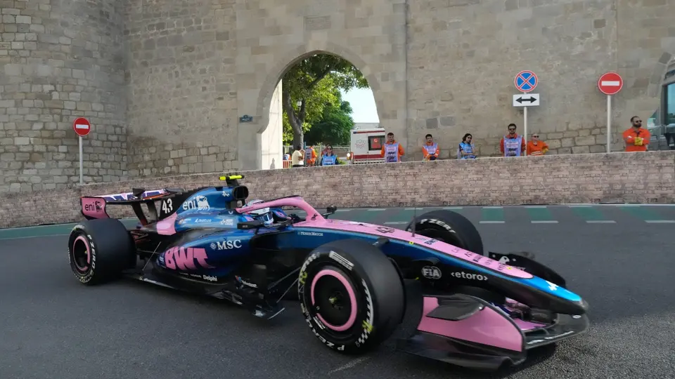 Franco Colapinto en el Gran Premio de Azerbaiyán en la Fórmula 1 | AP