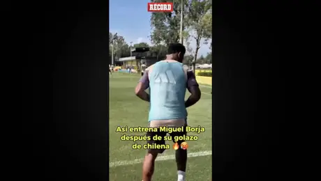 ¡Miguel Borja no para! Así entrena tras golazo en el Clásico