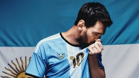 Messi lanza jersey edición especial para su despedida de la Selección Argentina