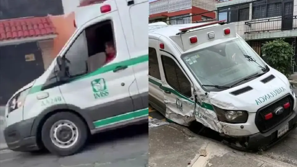 Videos captaron parte del accidente protagonizado por la ambulancia. / RS
