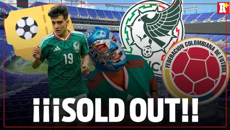 ¡Boletos agotados para el México vs Colombia!