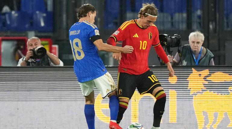 Italia contra Bélgica | AP