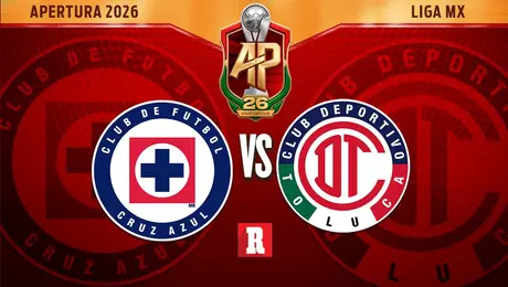Dónde ver Cruz Azul vs Toluca: Canales, fecha y hora del partido de la Liga MX