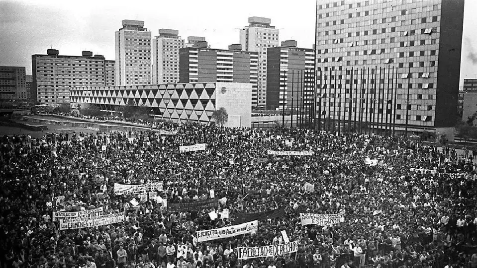 Aquella tarde, alrededor de 10 mil personas se reunieron en la Plaza de las Tres Culturas / Redes Sociales