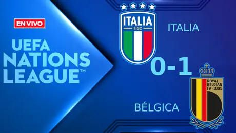 Italia vs Bélgica EN VIVO HOY J1 Nations League 2026 | Bélgica se pone al frente