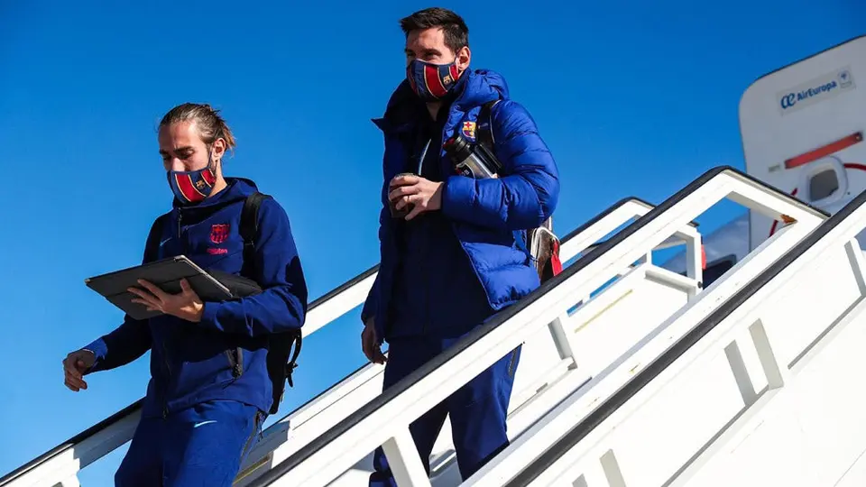 Barcelona: Lionel Messi viajó a Sevilla para la Final de la Supercopa de España