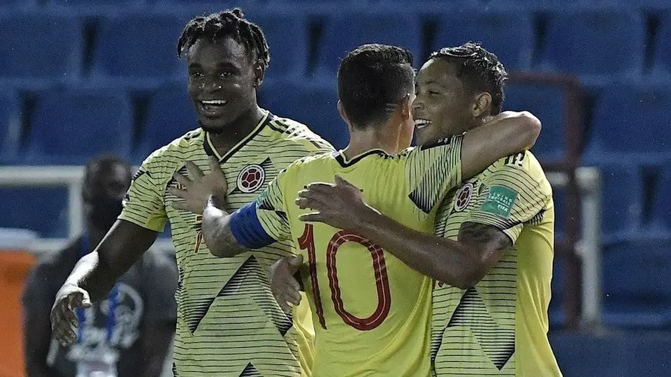Colombia goleó a Venezuela de la mano de Muriel y Zapata