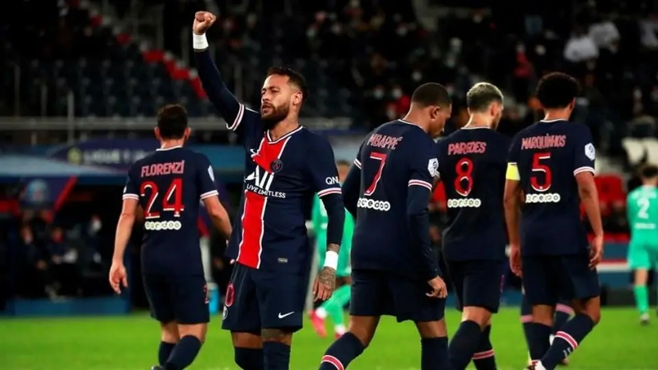 PSG: Con doblete de Neymar, el Paris golea al Angers y ya es segundo de la Ligue 1