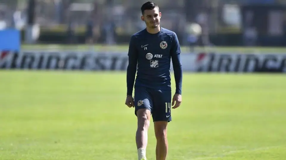 América: Nico Benedetti volvió a entrenar en grupo tras la fuerte lesión