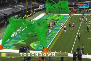 NFL: Nickelodeon sorprendió con sus efectos en la transmisión entre Saint vs Bears