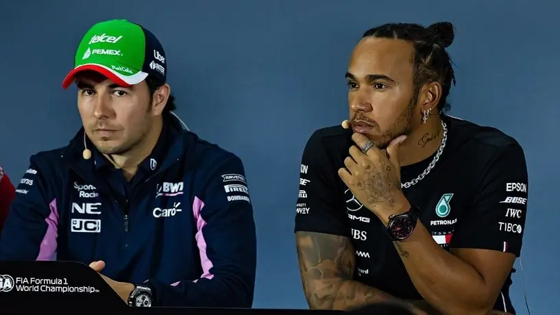 Hamilton sobre llegada de Checo Pérez a Red Bull: 'Nos lo pondrá más difícil'