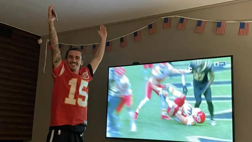 Chiefs presumió que Griezmann es aficionado del equipo