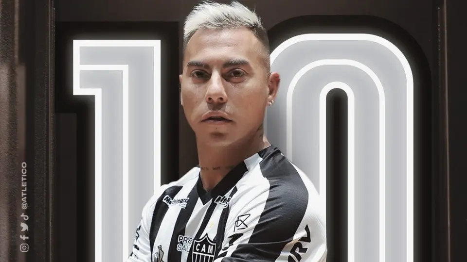 Eduardo Vargas fue presentado oficialmente con el Atlético Mineiro