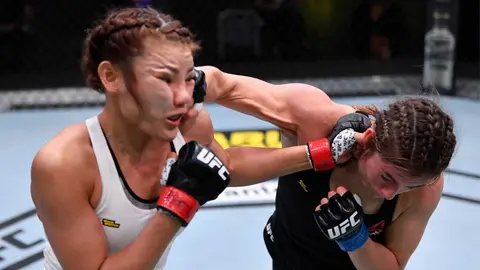 UFC: Alexa Grasso debutó en 'peso mosca' con victoria sobre Ji Yeon Kim