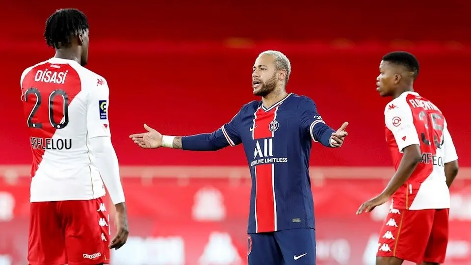 Ligue 1: PSG sufrió dolorosa remontada ante el Mónaco en el regreso de Neymar