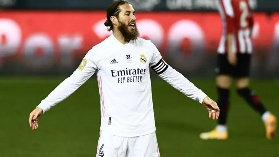 Sergio Ramos, en duda para el Clásico español y los Cuartos de Champions