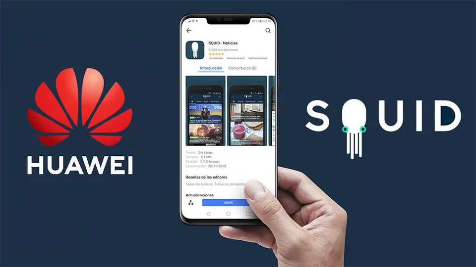 SQUID y Huawei se unen para traer el mejor servicio inteligente de noticias