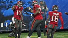 NFL:  Buccaneers y Saints, por el liderato de la NFC Sur