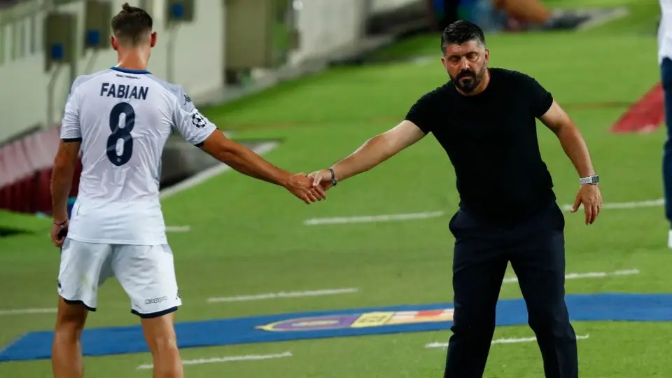 Champions League: Gattuso, satisfecho con personalidad y frustrado con resultado