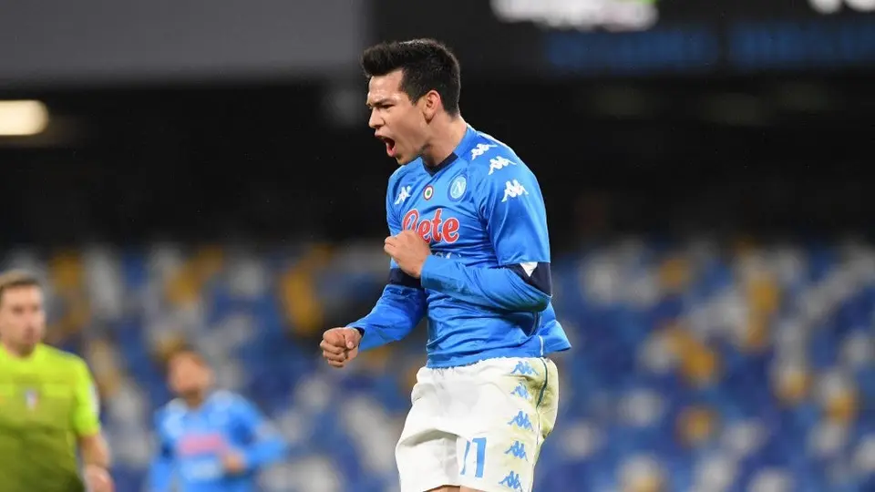 Chucky Lozano regresó a los entrenamientos en grupo con el Napoli