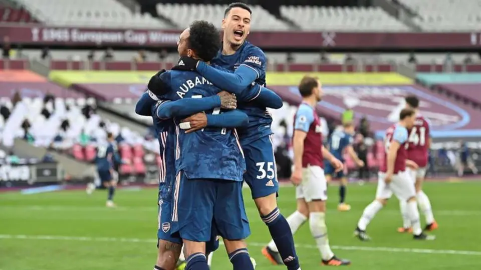 Arsenal: Rescató empate de último momento ante el West Ham gracias a dos autogoles
