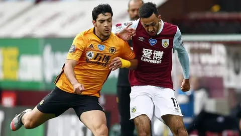 Raúl Jiménez: Con golazo del mexicano, Wolves empató con Burnley