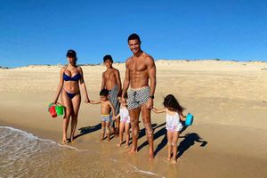 Cristiano Ronaldo: Presumió sus vacaciones con Georgina Rodríguez y su familia
