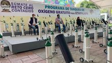 CDMX: Iztapalapa inició programa de préstamo de tanques de oxigeno para enfermos de Covid-19