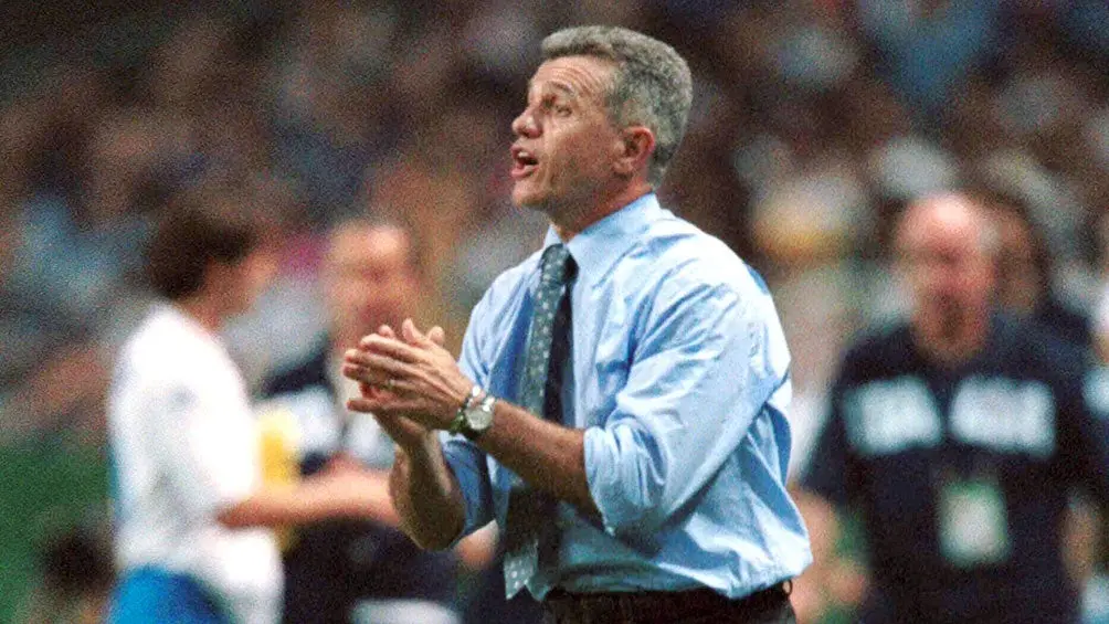 Javier Aguirre en el partido contra Italia de 2002 | MEXSPORT