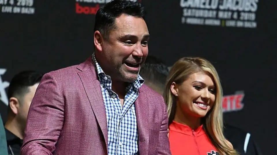 Óscar de la Hoya se olvida del Canelo Álvarez; se enfoca en 'pulir' a Ryan García
