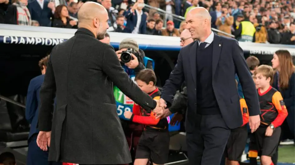Manchester City vs Real Madrid, un choque de éxito entre Guardiola y Zidane