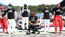 F1: Pilotos se arrodillaron en contra del racismo previo al GP de Austria