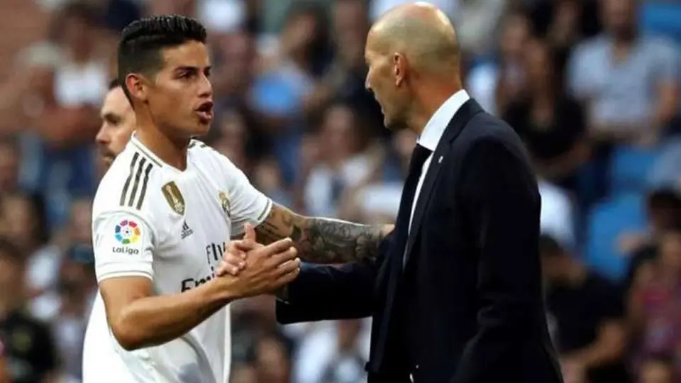 Zidane sobre la inconformidad de James: "Está diciendo la verdad"