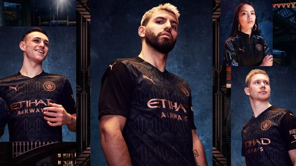 Premier: Manchester City presentó su playera de visita para la próxima temporada